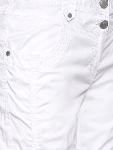 CECIL Slim fit Pants 'New York' in White