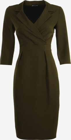 Awesome Apparel Dress in Green: front