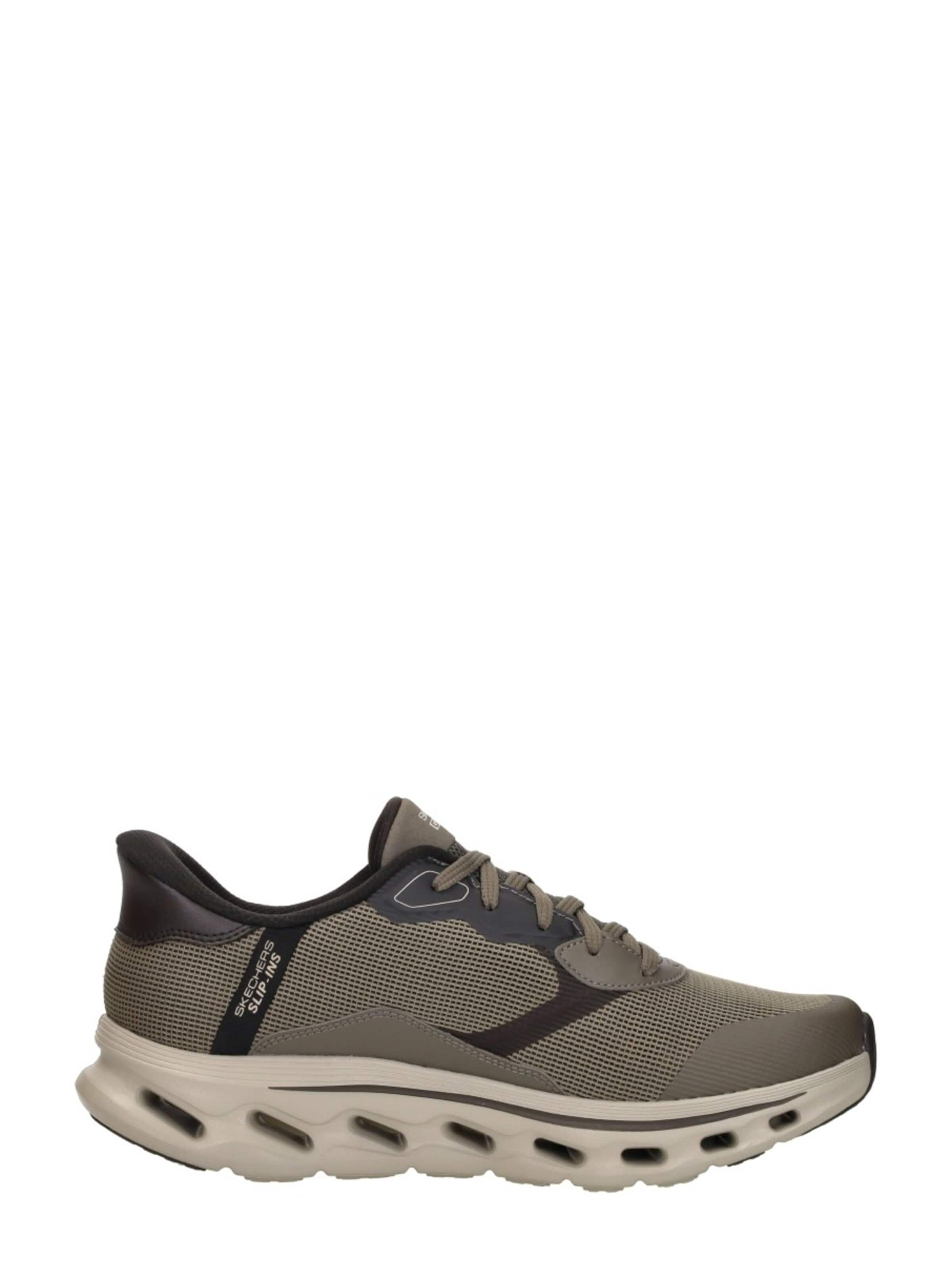SKECHERS Platform trainers 'Slip-Ins: Go Walk Glide' in Grey
