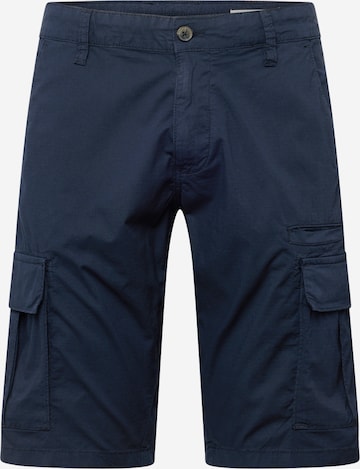 s.Oliver - Loosefit Calças cargo 'Bermuda' em azul: frente