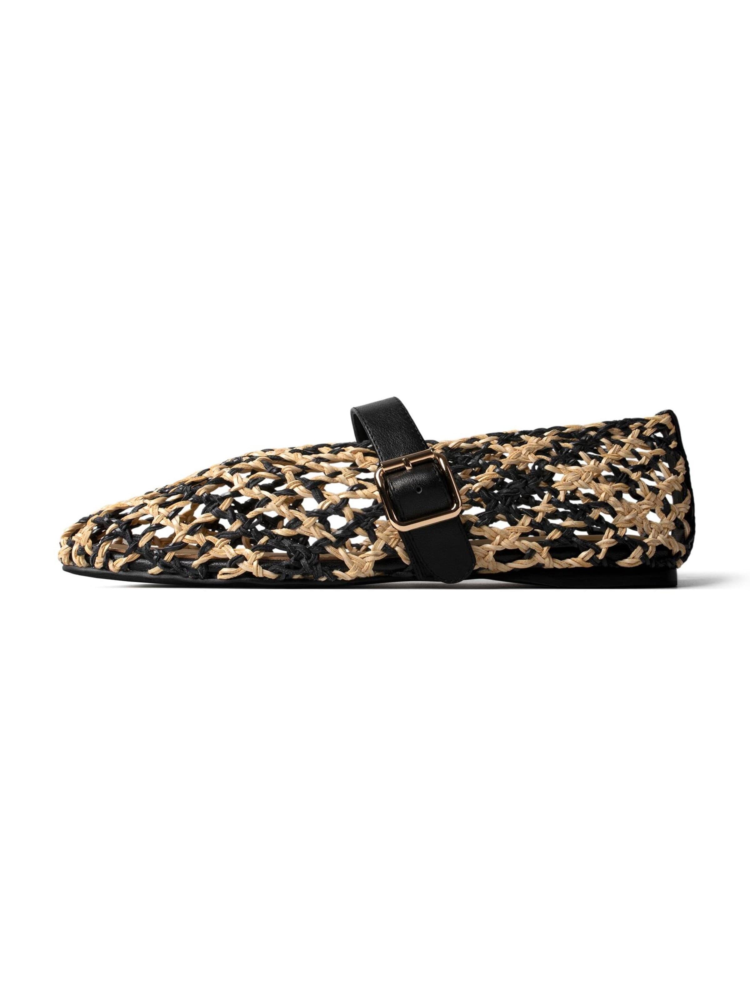 L37 HANDMADE SHOES - Sabrina com tiras 'FOREVER ON A SUNDAY' em amarelo