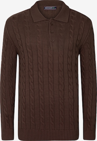 Pull-over Felix Hardy en marron : devant