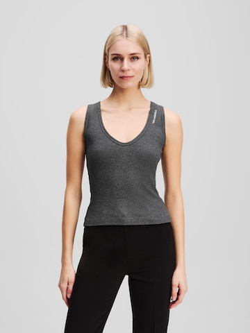 Haut Karl Lagerfeld en gris : devant