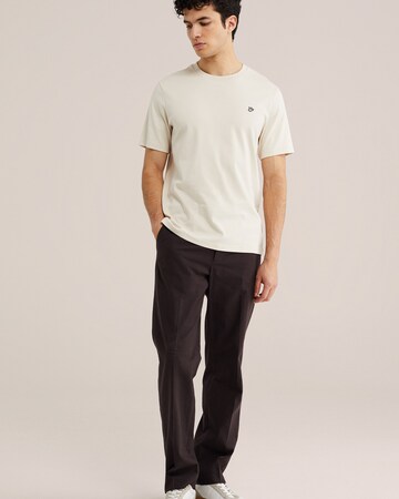 T-Shirt WE Fashion en beige