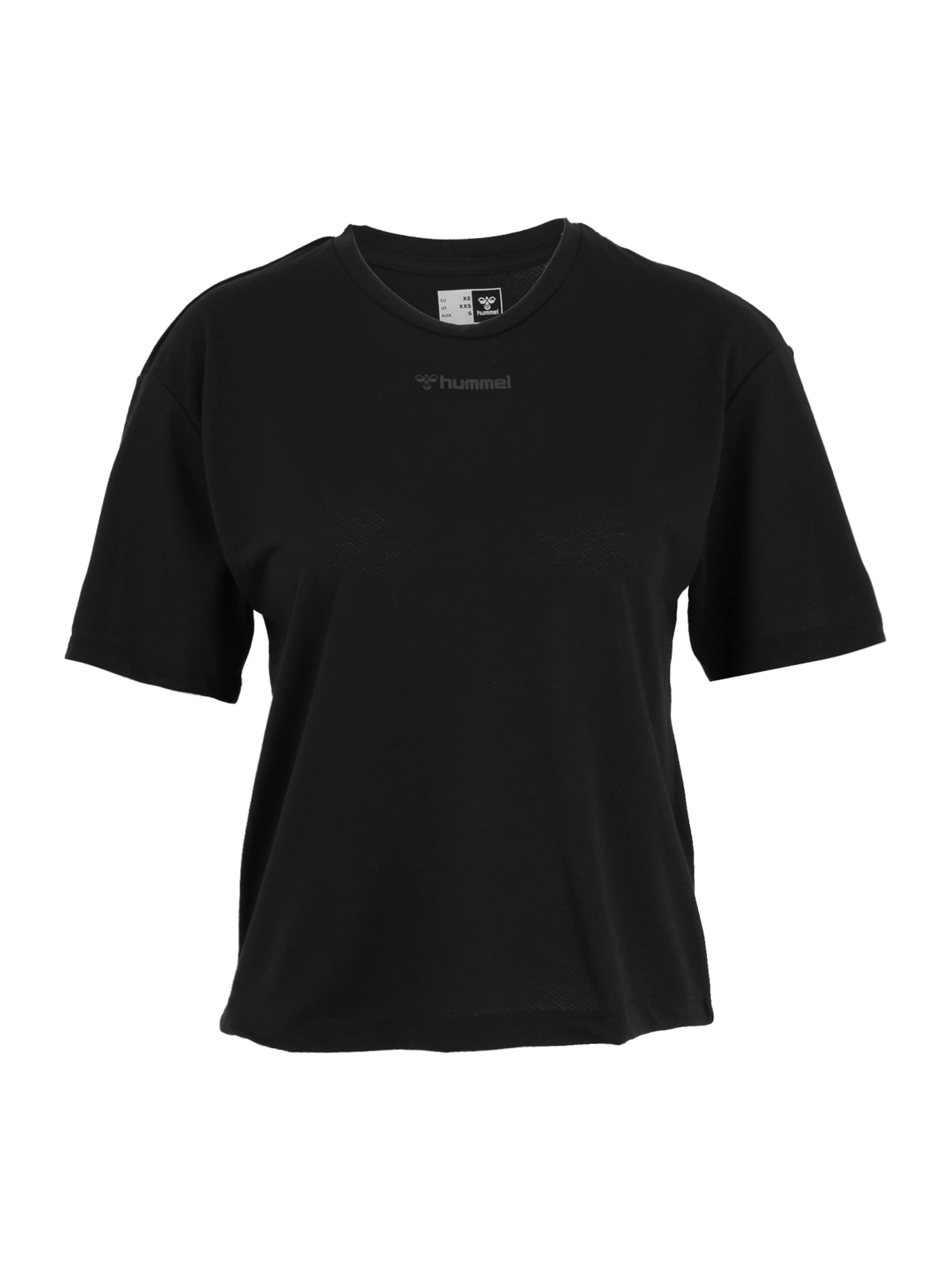 Hummel Functioneel shirt 'VANJA' in Zwart: voorkant