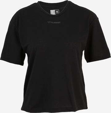 Hummel Functioneel shirt 'VANJA' in Zwart: voorkant