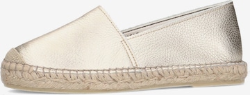 MANFIELD Espadrilles in Gold: Vorderseite