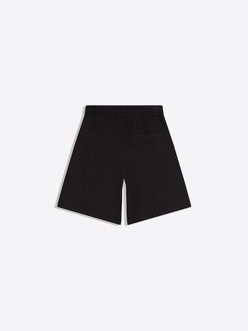 Bershka Bő szár Nadrág - fekete