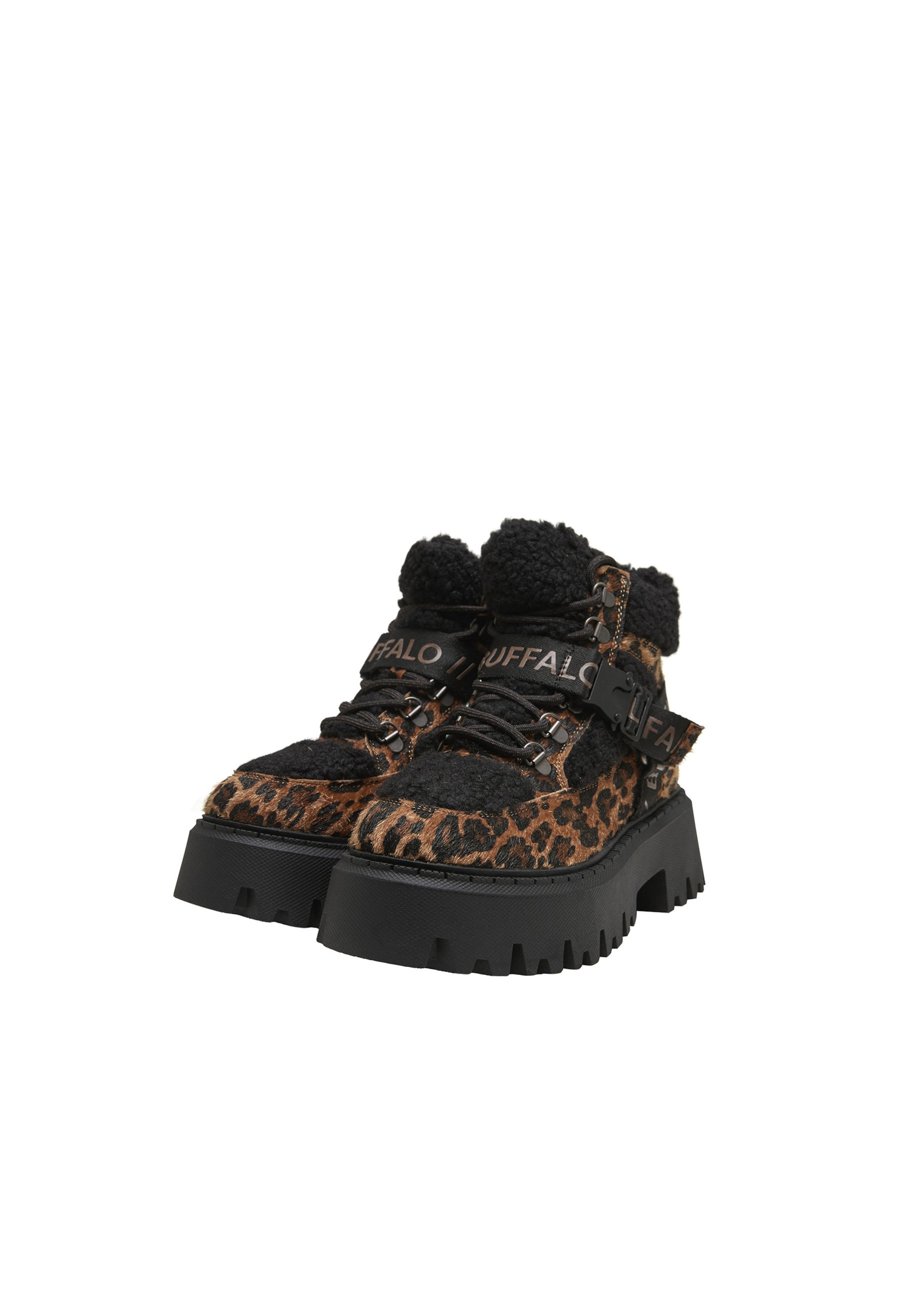 Bottines à lacets 'Aspen' BUFFALO en marron