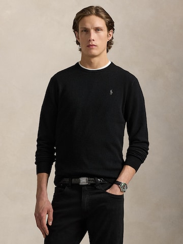 Pulover de la Polo Ralph Lauren pe negru: față
