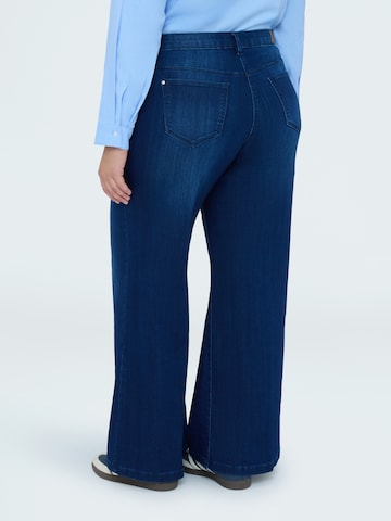 Wide Leg Jean Fiorella Rubino en bleu
