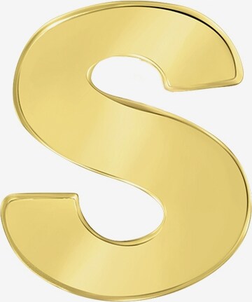 Lucardi Earrings 'Buchstabe' in Gold: front