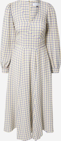 Closet London Kleid in hellgrün / violettblau / orange / offwhite, Produktansicht