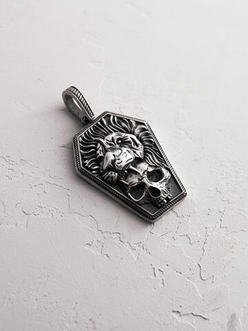 REYTEL Hangers 'MEMENTO MORI' in Zilver: voorkant
