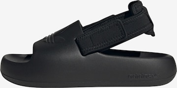 ADIDAS ORIGINALS - Zapatos abiertos 'ADIFOM ADILETTE' en negro: frente