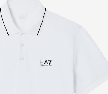 EA7 Emporio Armani Shirt 'EA7 EMPORIO ARMANI JERSEY POLO SHIRT POLO' in White: front