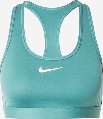 NIKESportski grudnjak 'Swoosh' - zelena boja: prednji dio