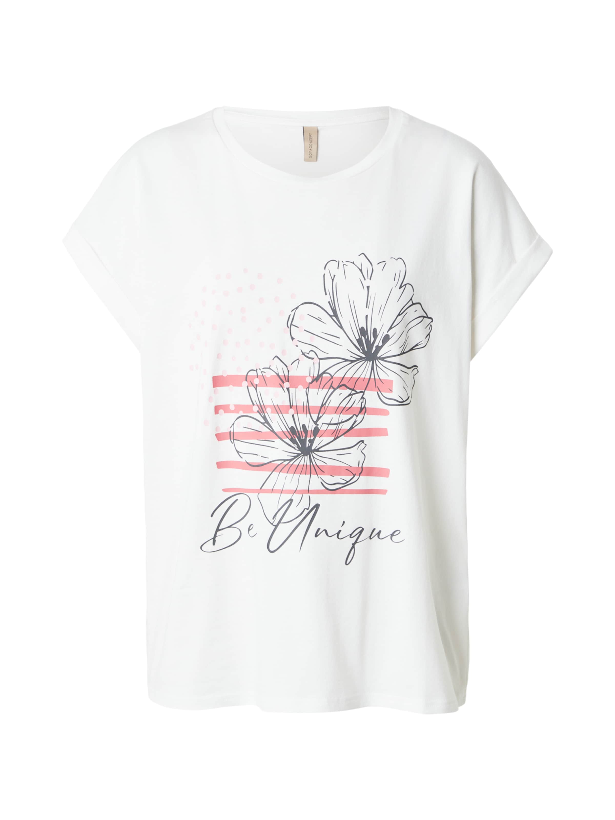 balts Soyaconcept T-Krekls 'SC-RINA': no priekšpuses