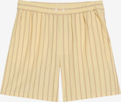 Bershka Housut koossa 29-30 värissä beige / ruskea / keltainen, Tuotenäkymä