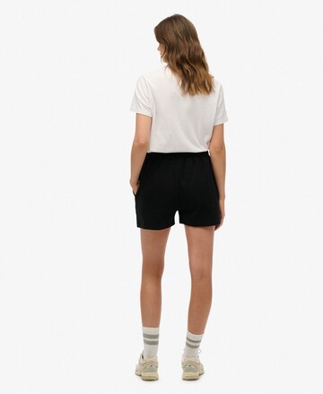 Superdry Regular Broek in Zwart