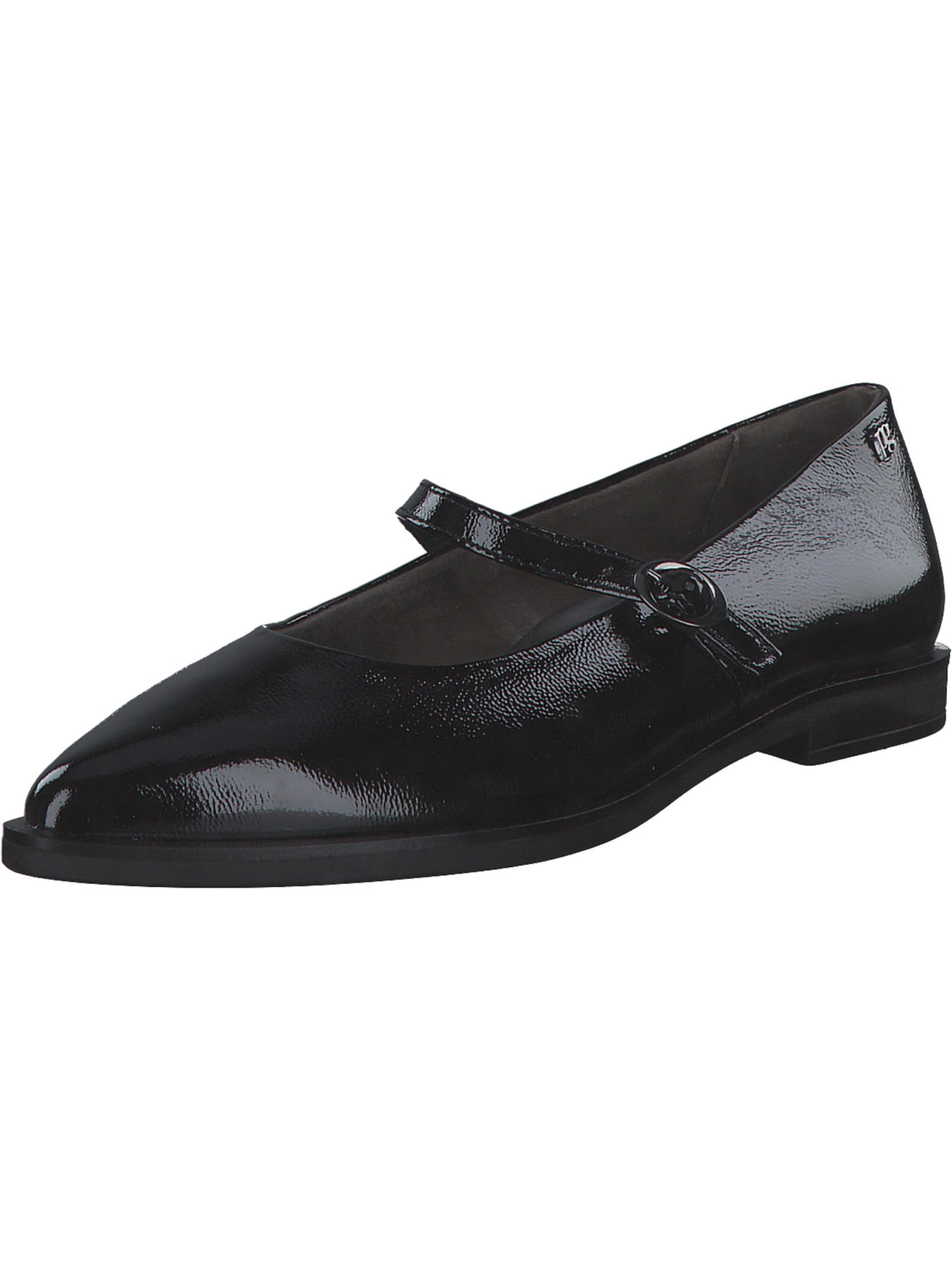 Paul Green Riemchenballerina '1127-006' in Schwarz: Vorderseite