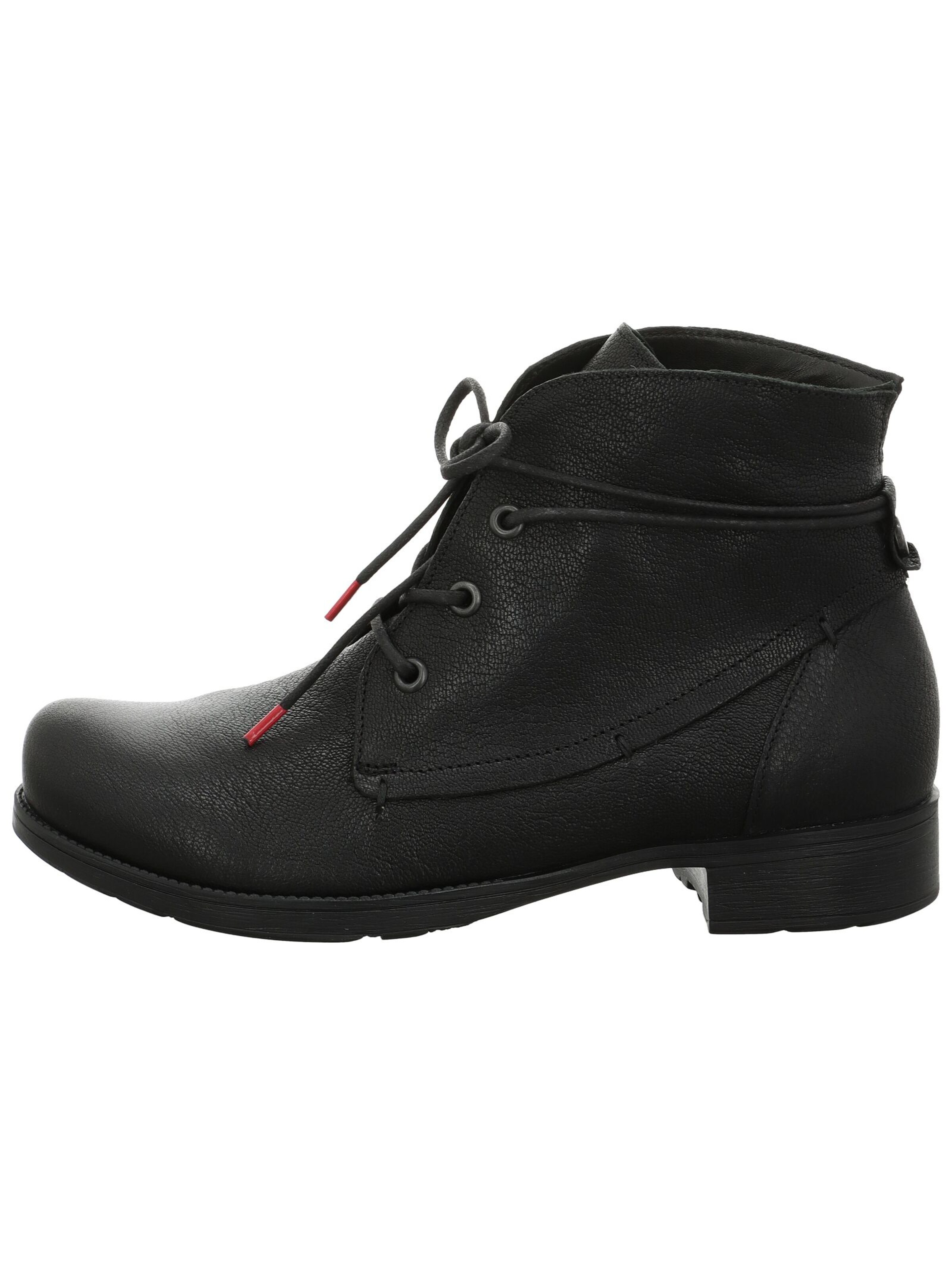 THINK! Schnürstiefelette in Schwarz