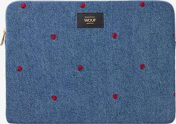 Wouf Laptop Bag in Blue: front