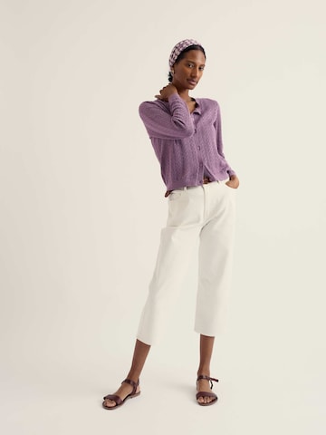 Seasalt Cornwall Knit cardigan 'Willowing' in Purple