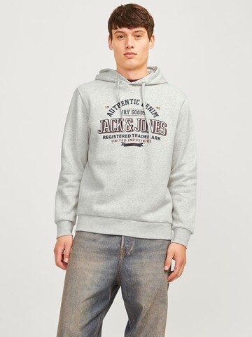 JACK & JONES - Sudadera en blanco: frente