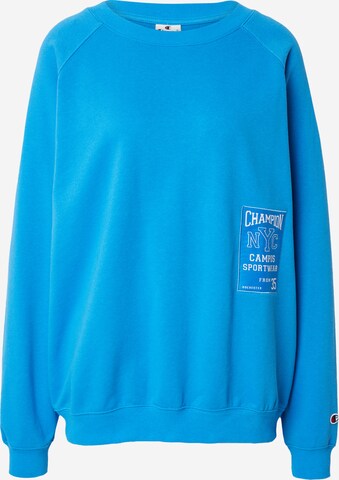 Sweat-shirt Champion Authentic Athletic Apparel en bleu : devant