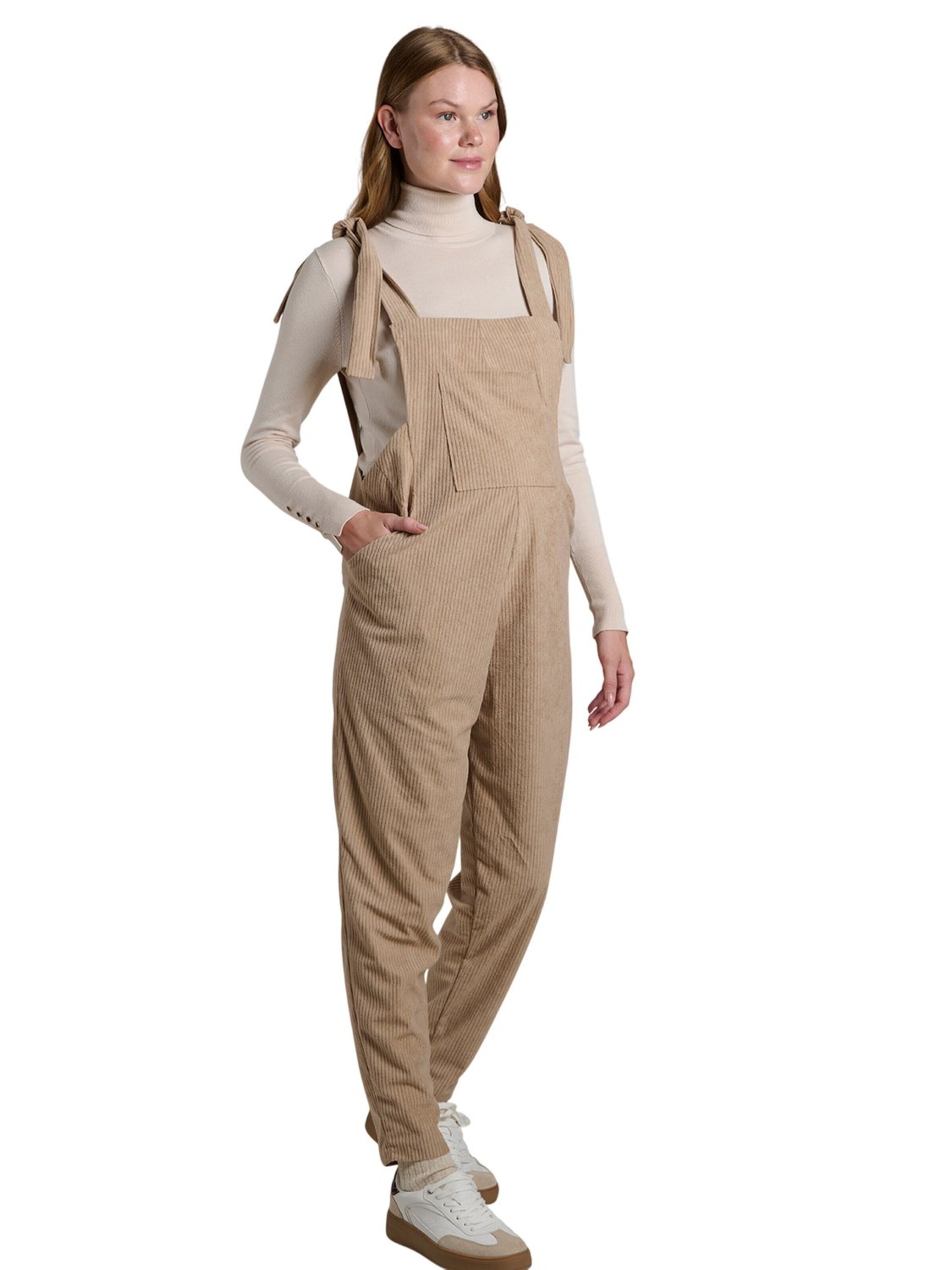 Regular Salopette LYN MAMA en beige