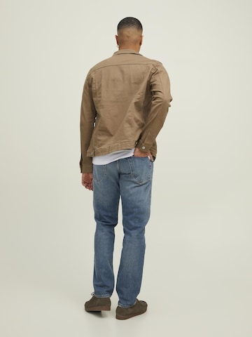 JACK & JONES Between-Season Jacket 'Alvin' in Brown