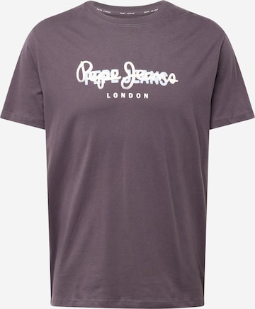 Pepe Jeans T-shirt 'KEEGAN' i grå: framsida