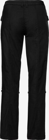 SHEEGO Regular Trousers in Black: front