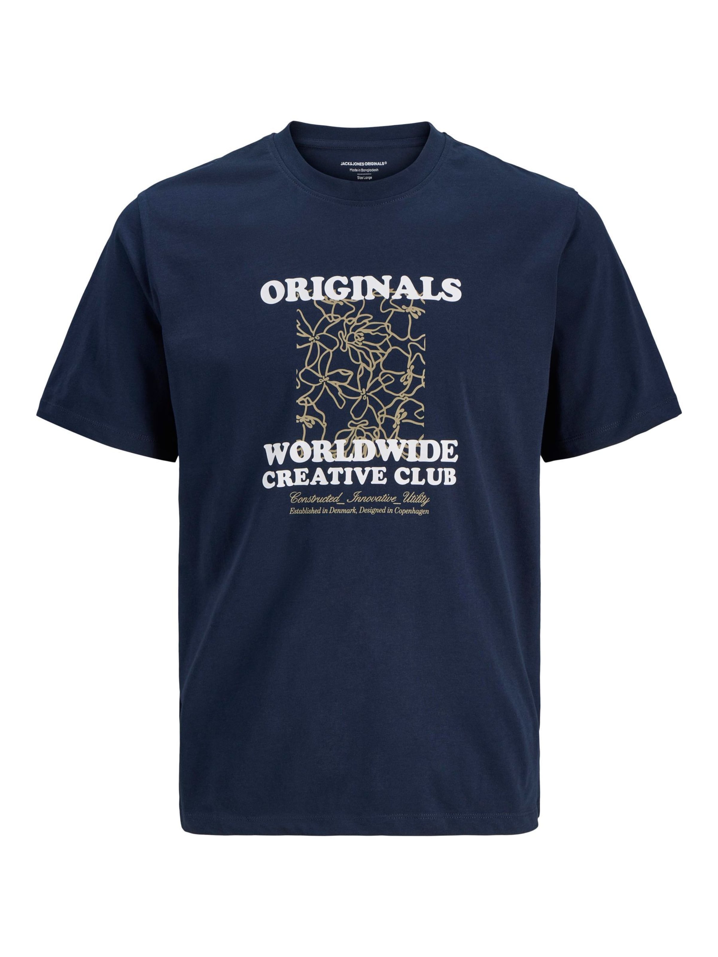 T-Shirt JACK & JONES en bleu : devant