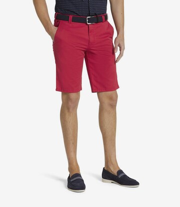 MEYER Slimfit Broek 'Palma' in Rood: voorkant