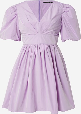 SWING Dress in Purple: front