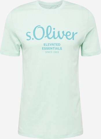 T-Shirt s.Oliver en vert : devant