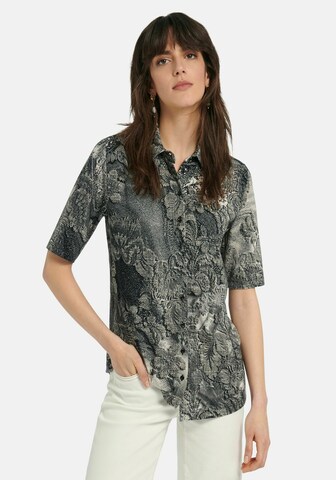 Peter Hahn Blouse in Grey: front