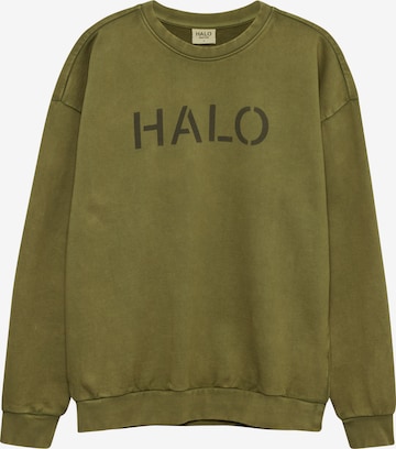 HALO Sportsweatshirt in Groen: voorkant