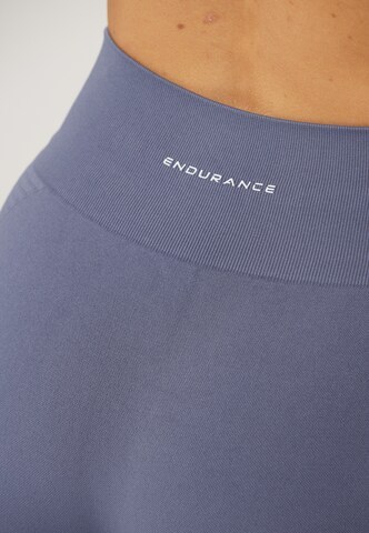 ENDURANCE Skinny Sportbroek 'Flane' in Blauw