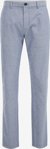 Coupe slim Pantalon chino WE Fashion en bleu : devant