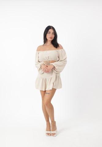 Gonna di Elara in beige