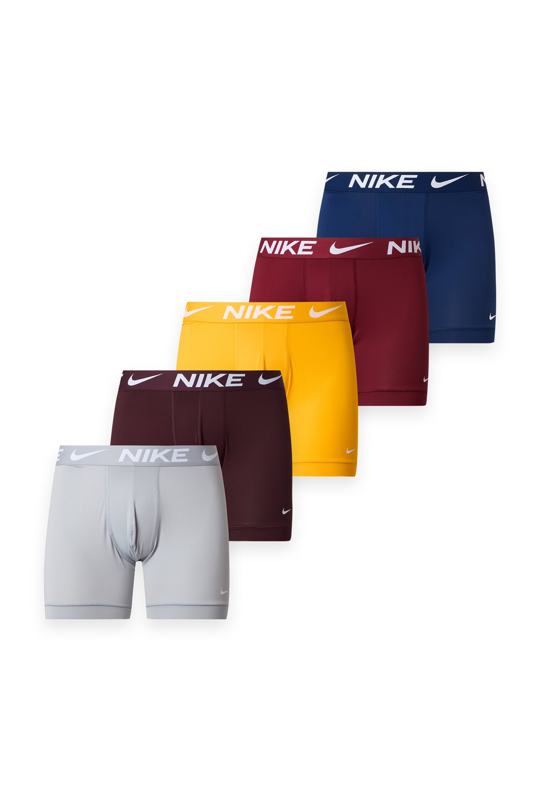 NIKE Underwear Boksershorts i XS i mørkeblå / honning / grå / rød / vinrød, Produktvisning