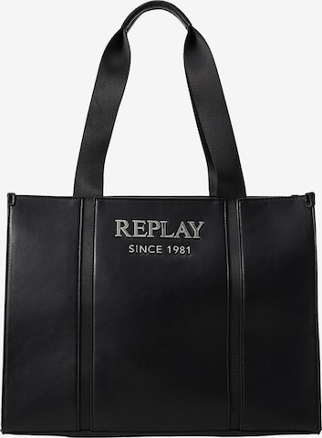 Cabas REPLAY en noir : devant