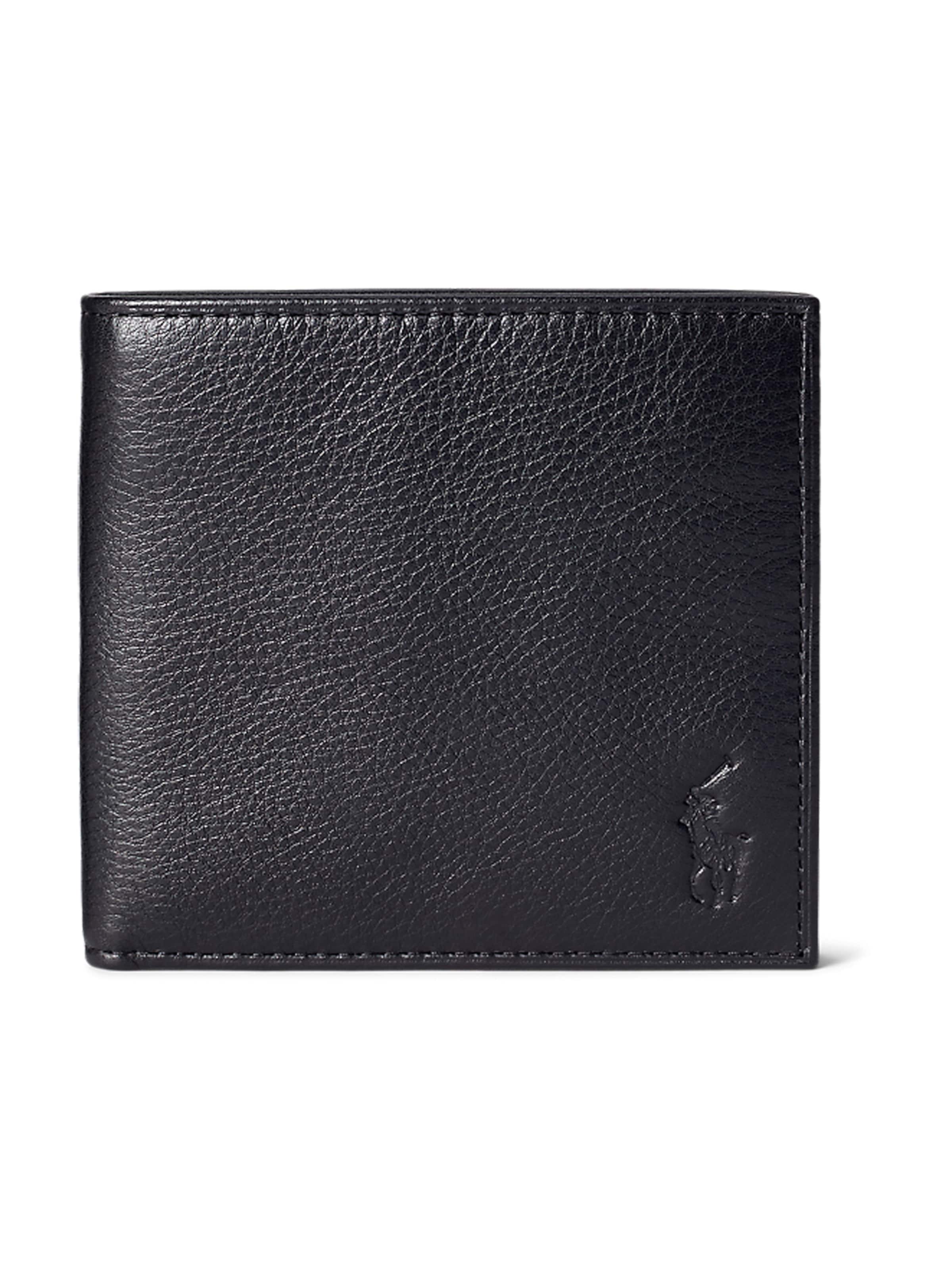 Portamonete 'BILLFOLD' di Polo Ralph Lauren in nero: frontale
