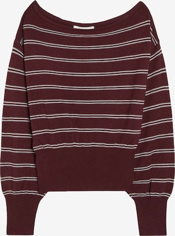 Pull-over Bershka en rouge : devant