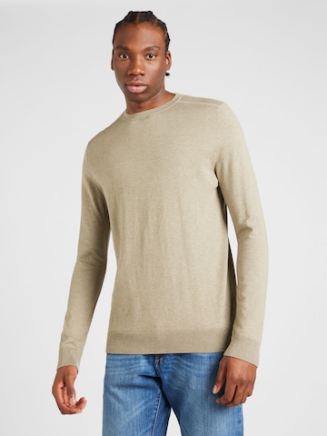 SELECTED HOMME Regular fit Sweater 'BERG' in Grey: front