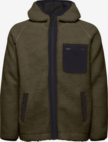 INDICODE JEANS - Chaqueta polar 'Trod' en verde: frente