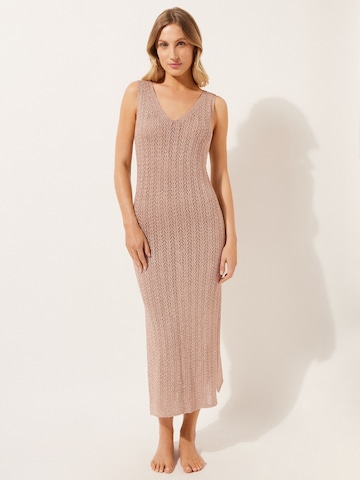 CALZEDONIA Kleid in Gold: Vorderseite